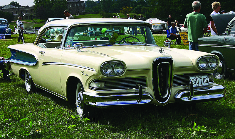 This image shows a Ford Edsel car from 1958.